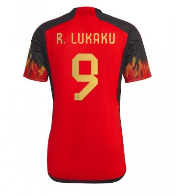 Belgium Romelu Lukaku #9 Replica Home Stadium Shirt World Cup 2022 Short Sleeve